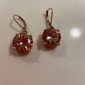 Betsy Johnson Rose Gold Earrings